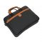 Aquador Laptop Cum Messenger Bag With Tan And Black Faux Vegan Leather - ( Code -ab-s-1448-tan Black )