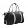 Aquador Duffle Bag With Black And Grey Pu Leather (code - Ab-s-1477blackgray)