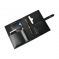 Aquador Black Colored Mini Ipad And Other Small Electronic Gadgets Bag(ab-s-1478-black)