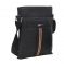 Aquador Messenger Hand Bag With Black Faux Vegan Leather ( Code - Ab-s-1482-black )