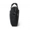 Aquador Laptop Cum Messenger Bag With Black Faux Vegan Leather(ab-s-1526-black)