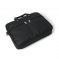 Aquador Laptop Cum Messenger Bag With Black Faux Vegan Leather(ab-s-1526-black)