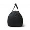 Aquador Black Faux Vegan Leather Duffel Bag (ab-s-1527-black)