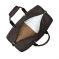 Aquador Duffle Bag With Brown Faux Vegan Leather(ab-s-1527-brown)