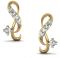 Avsar Real Gold and Cubic Zirconia Stone Ruhi Earring