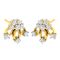 Avsar Real Gold And Diamond Jaya Earring (code - Ave311yb)