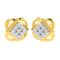 Avsar Real Gold And Diamond Minal Earring (code - Ave316yb)