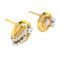 Avsar Real Gold And Diamond Janavi Earring (code - Ave320yb)