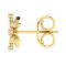 Avsar Real Gold And Diamond Seema Earring (code - Ave332yb)