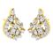 Avsar Real Gold And Diamond Swati Earring (code - Ave335yb)