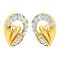 Avsar 18 (750) And Diamond Swati Earring (code - Ave336a)