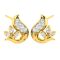 Avsar Real Gold And Diamond Sachi Earring (code - Ave382a)