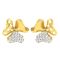 Avsar Real Gold And Diamond Sadhana Earring ( Code - Ave387a )