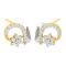 Avsar 18 (750) Yellow Gold And Diamond Namrta Earring (code - Ave439a)