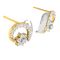 Avsar 18 (750) Yellow Gold And Diamond Namrta Earring (code - Ave439a)