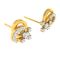 Avsar 18 (750) Yellow Gold And Diamond Aditi Earring (code - Ave443a)