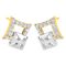 Avsar 18 (750) Yellow Gold And Diamond Karish Earring (code - Ave444a)