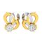 Avsar 18 (750) Yellow Gold And Diamond Sadhana Earring (code - Ave457a)