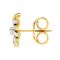 Avsar 18 (750) Yellow Gold And Diamond Renuka Earring (code - Ave460yb)