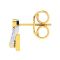 Avsar 18 (750) Yellow Gold And Diamond Sanvi Earring (code - Ve470ya)