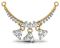 Avsar Real Gold and Cubic Zirconia Stone Mangalsutra