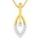 Avsar Real Gold And Diamond 18k Pendant Avp503a
