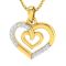 Avsar Real Gold And Diamond 18k Pendant (code - Avp509a)