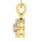 Avsar Real Gold And Diamond 18k Pendant Avp511a