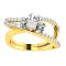 Avsar Real Gold Diamond 18k Ring (code - Avr376a)