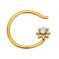Avsar Real Gold And Diamond Radhika Nose Ring ( Code - Uqno012n )