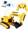 5 Channel Remote Controlled Rechargeable Excavator Truck (multicolor)