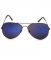 Latest Blue Aviator Mirror Sunglasses With Yellow Sunglasses - Buy 1 Get 1 Free