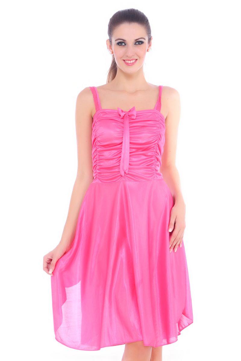 Buy Fasense Women Satin Slip Nightwear Sleepwear Short Nighty Dp057 C online