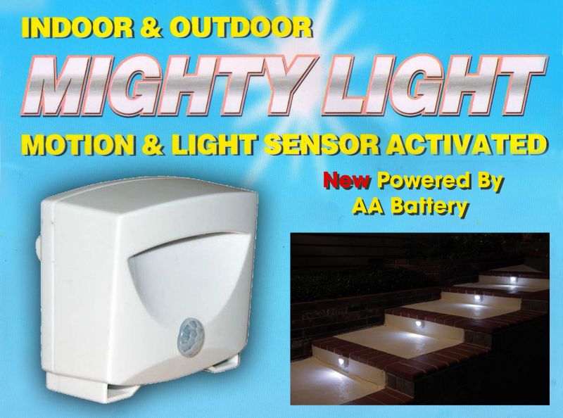 Gadget Hero S Mighty Light Indoor Outdoor Motion Sensor Activated Led