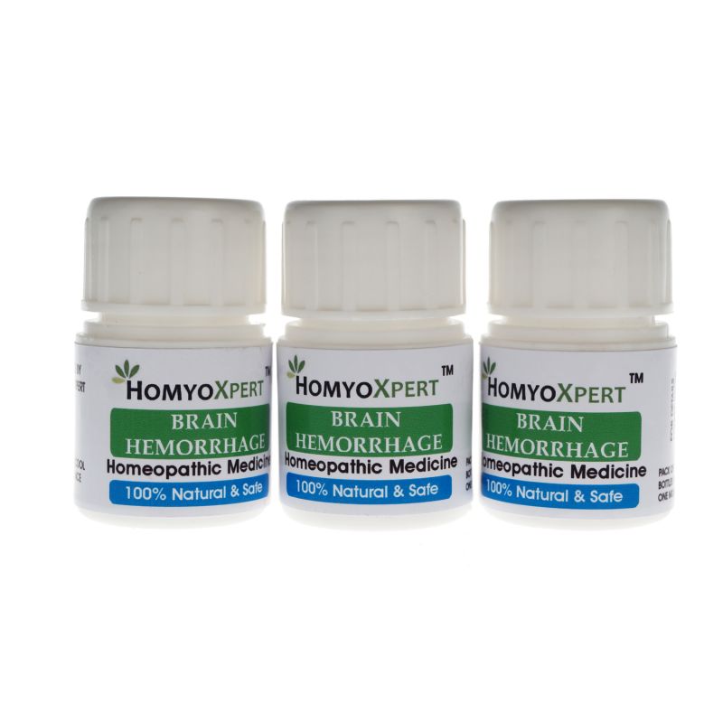 Buy Homyoxpert Brain Hemorrhage Homeopathic Medicine For One Month online