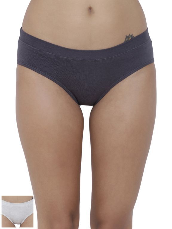 Buy Basiics By La Intimo Women's Coqueto Flirty Hipster Panty (Combo Pack of 2 ) online