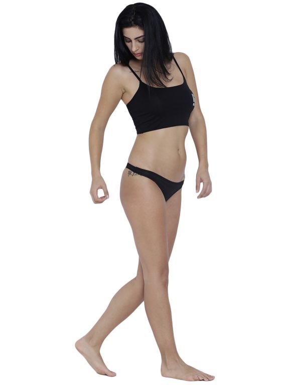 Buy Black Basiics By La Intimo Women's Spiffy Semiseamless Panty - ( Code -bcpss01bk0 ) online