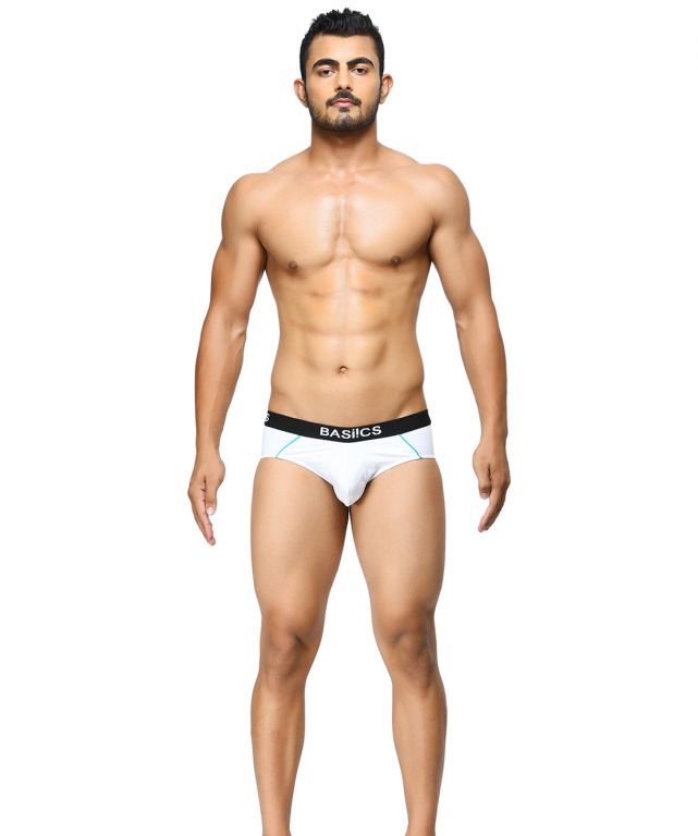 Buy BASIICS - Power White briefs online