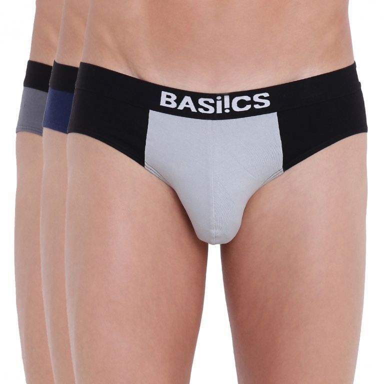 Buy Urbane Lad Brief Basiics by La Intimo (Pack of 3 ) online