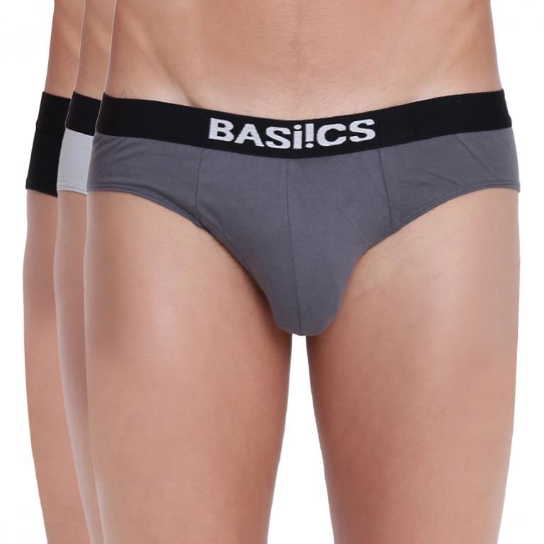 Buy Sauve Adonis Brief Basiics by La Intimo (Pack of 3 ) online