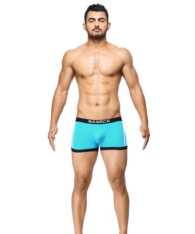 Buy BASIICS - Body Boost Striped Teal Trunk online