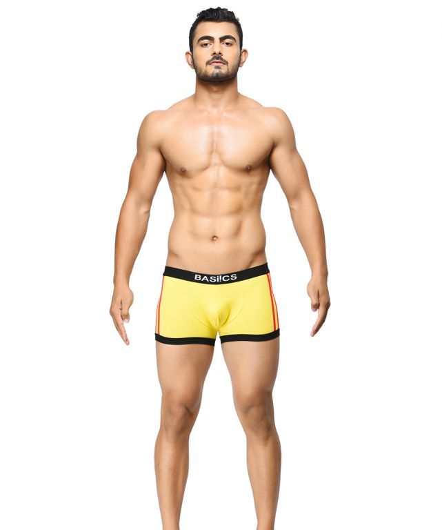 Buy BASIICS - Body Boost Striped Yellow Trunk online