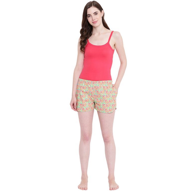 Buy La Intimo Sheep Love Fawn shorts online