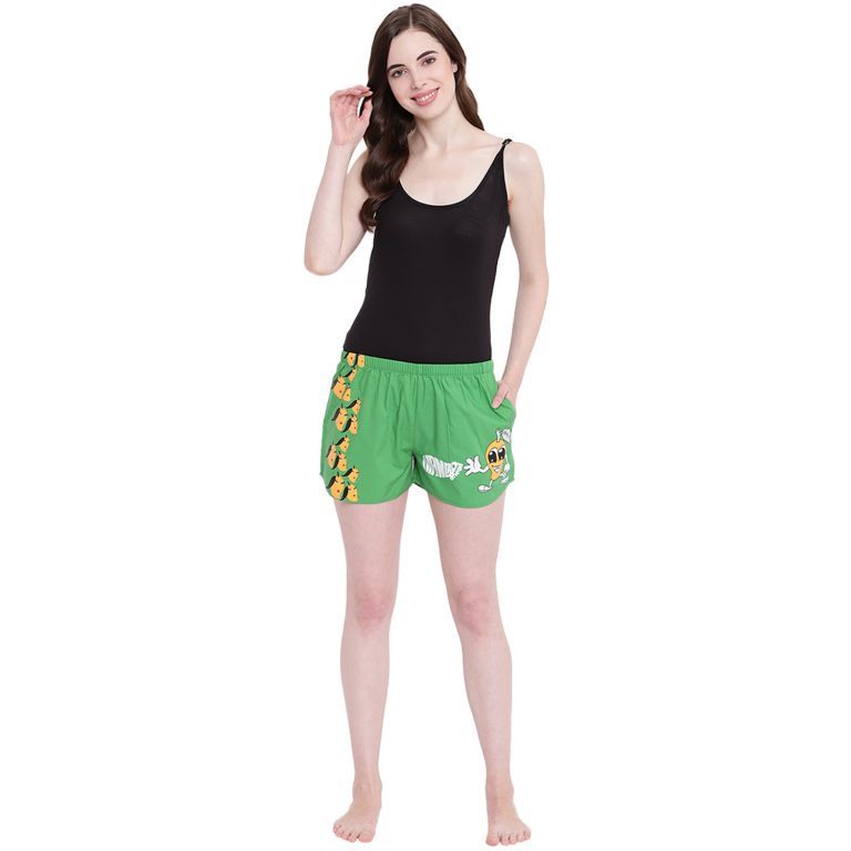 Buy La Intimo Juicy Mango Green shorts online