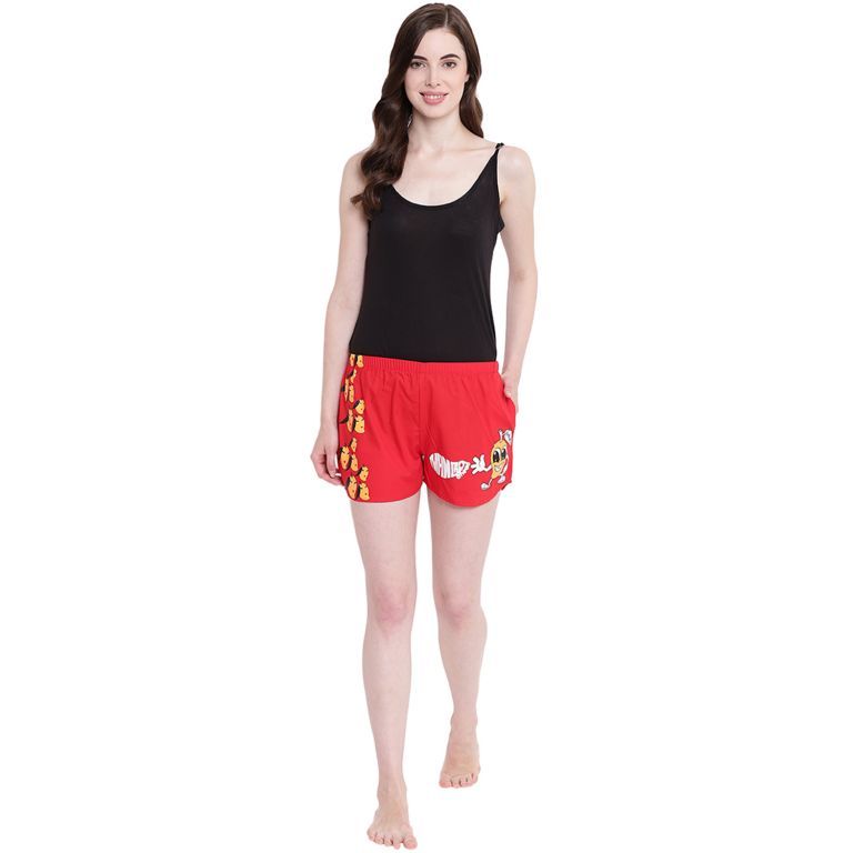 Buy La Intimo Juicy Mango Red Shorts - ( Code - Bolif003rd0 ) online