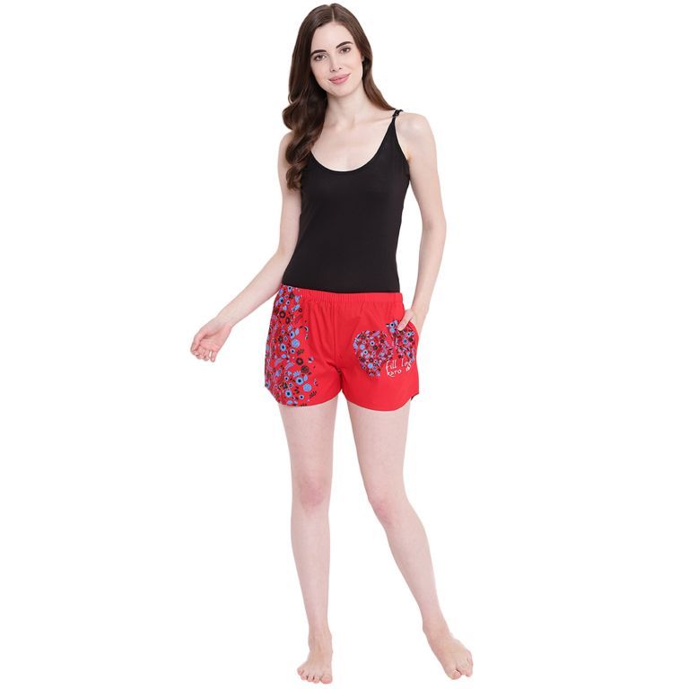 Buy La Intimo Feeling Love Red Shorts - ( Code - Bolif007rd0 ) online