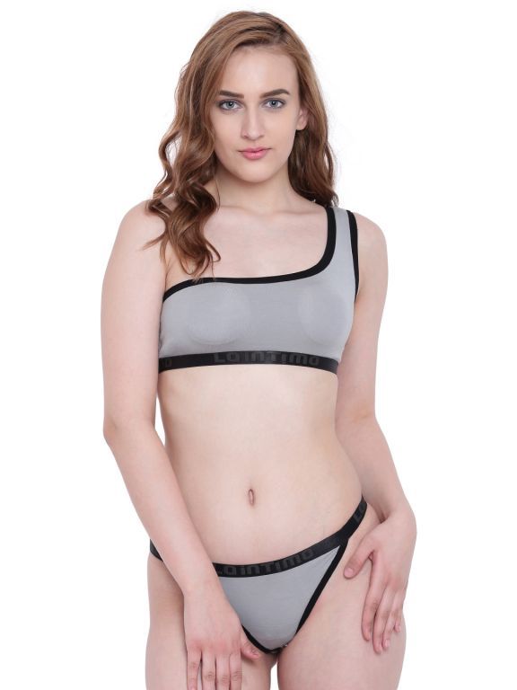 Buy La Intimo Beach Bikini Grey Resort/Beach Wear online