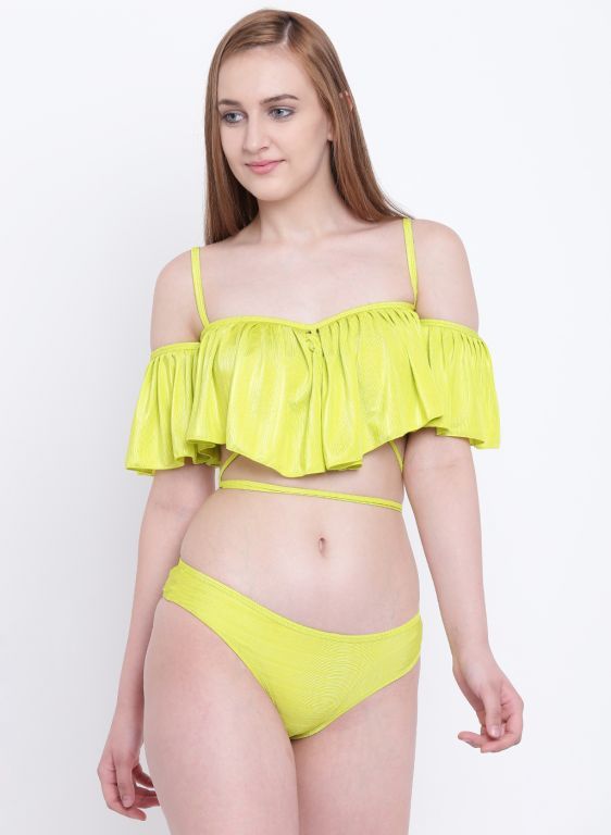 Buy La Intimo Ruffle Buffle Bikini Resort/Beach Wear online