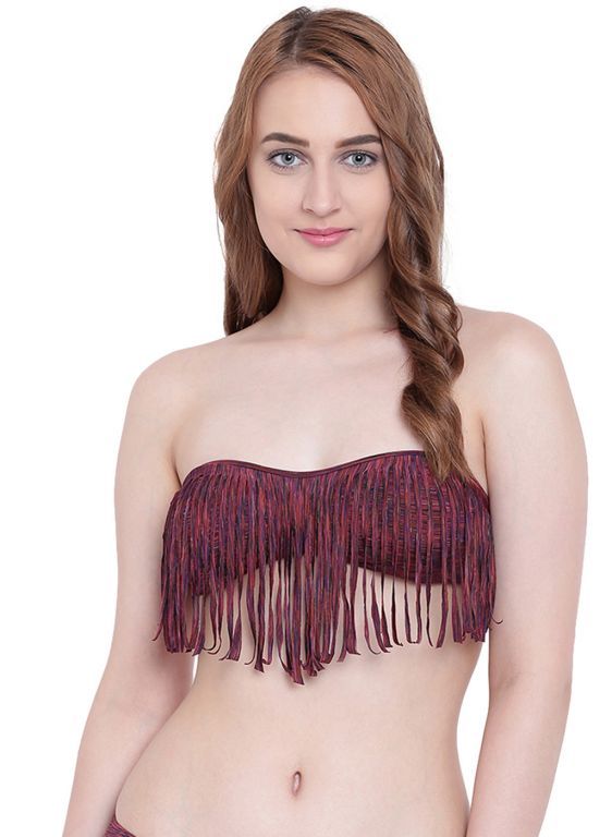 Buy Red Melange La Intimo Bea Chick Bikini Bra online