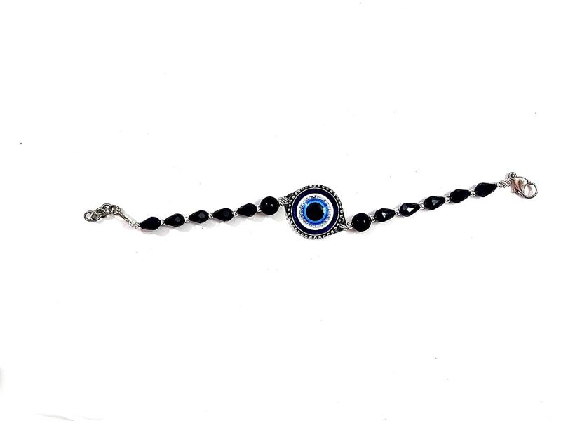 Buy Evil Eye Protection And Peace Lucky Charm Multi Color Bracelet For Men And Women ( Code Evlmtldrpbr ) online